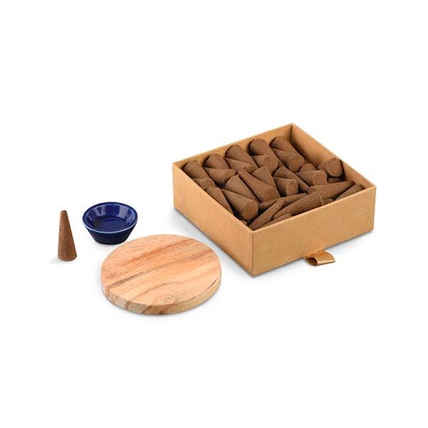 Phool Organic Incense Cones made from Temple Flowers (40 Cones) by HelpUsGreen