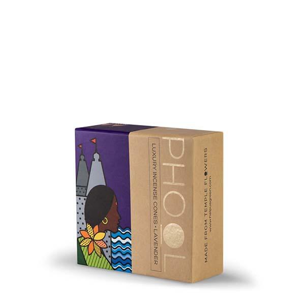 Phool Organic Incense Cones made from Temple Flowers (40 Cones) by HelpUsGreen