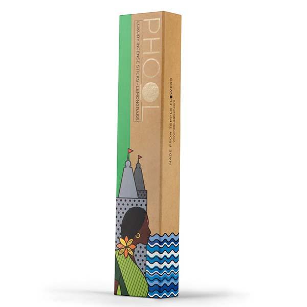 Phool Organic Incense Sticks made from Temple Flowers (40 Sticks) By HelpUsGreen