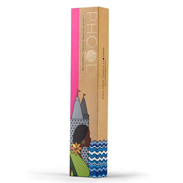 Phool Organic Incense Sticks made from Temple Flowers (40 Sticks) By HelpUsGreen