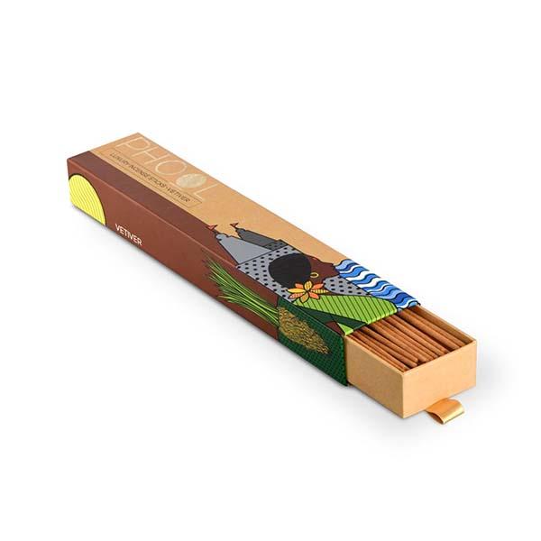 Phool Organic Incense Sticks made from Temple Flowers (40 Sticks) By HelpUsGreen