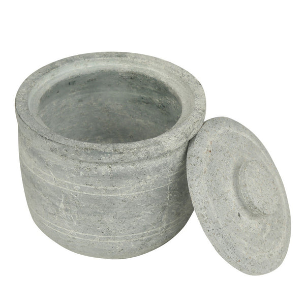 Soapstone Thayir Chatti/ Curd Pot/ Pickle Pot