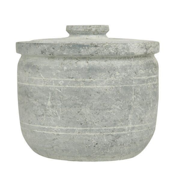 Soapstone Thayir Chatti/ Curd Pot/ Pickle Pot