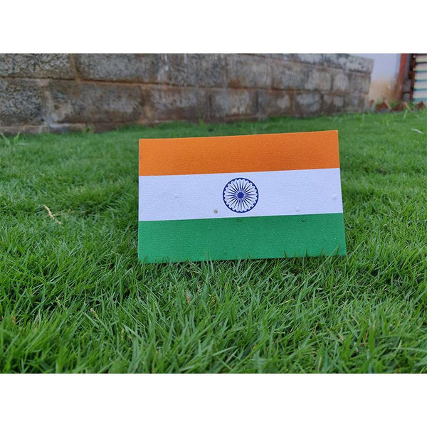 Eco-Friendly Plantable Seed Independence Day Flags (Pack of 100)