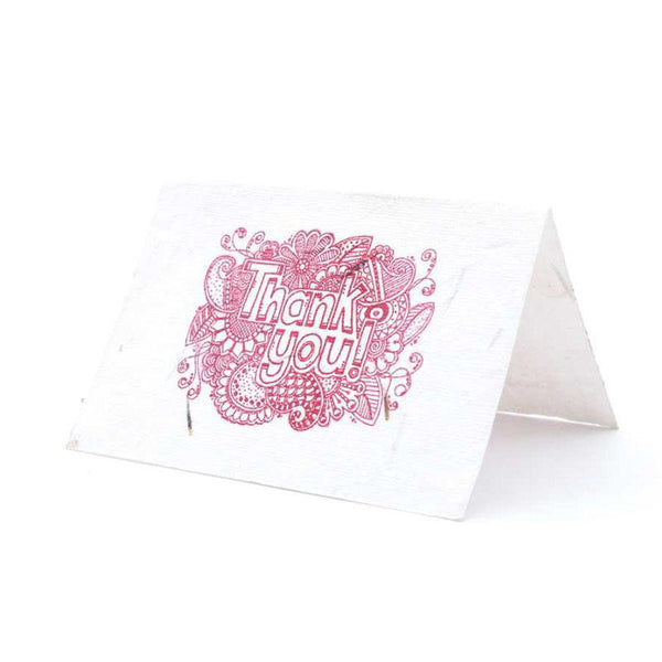 Plantable Seed Paper Thank You Cards - Pack of 15