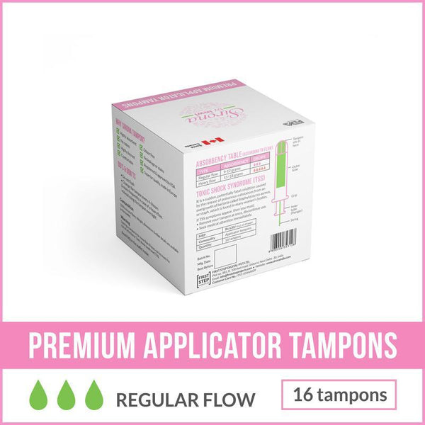 Premium Applicator Tampons by SironaNormal Flow (16 Pcs)