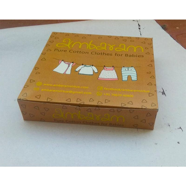 Pure Cotton Handloom Clothes and Accessories Combo For New Born Babies - Box 1 (0-6 Months)