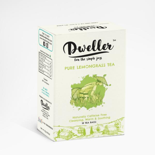 Pure Manipuri Lemongrass Tea (18 Tea Bags)