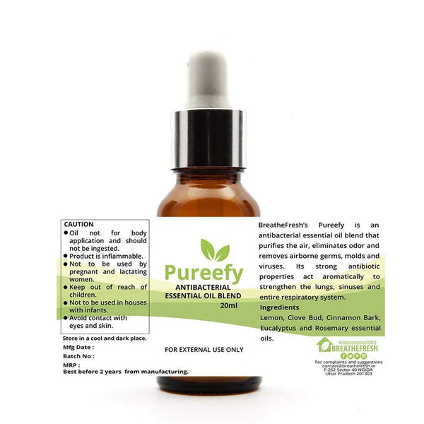 Pureefy Antibacterial Essential Oil Blend, 20ml