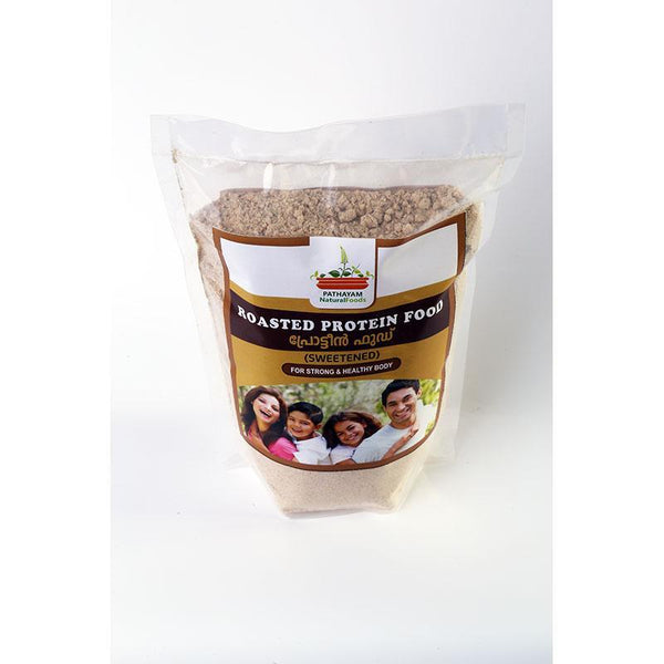 Natural Roasted Protein Mix with Whole Grains, Millets and Legumes , 400g (Sweetened)