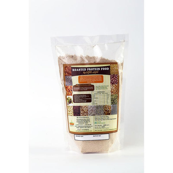 Natural Roasted Protein Mix with Whole Grains, Millets and Legumes, 400g (Unsweetened)