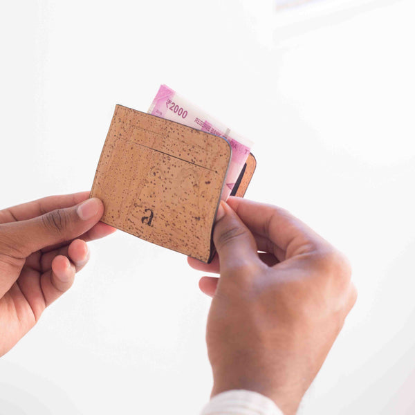 Cruelty-Free Cork Fibre Card Case (Ray)
