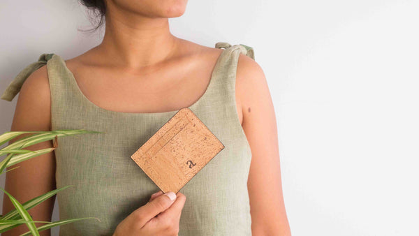 Cruelty-Free Cork Fibre Card Case (Ray)