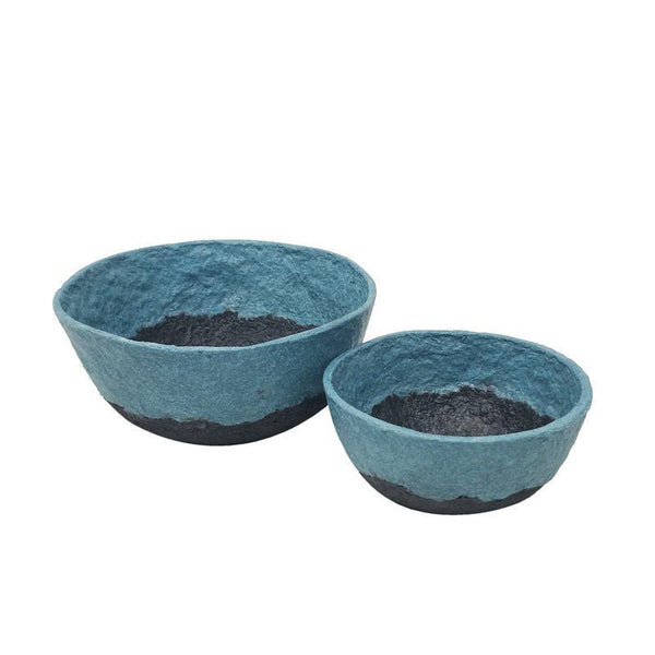 Recycled Cotton Mache Bowls (Set of 2)