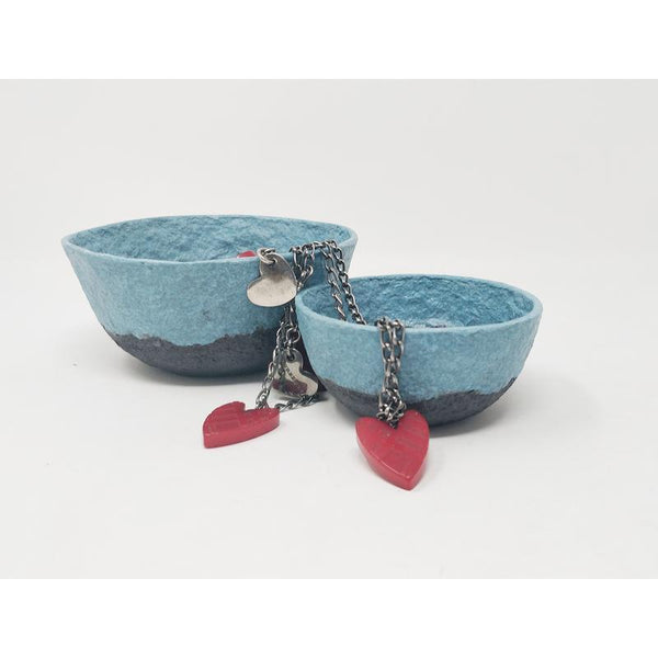 Recycled Cotton Mache Bowls (Set of 2)