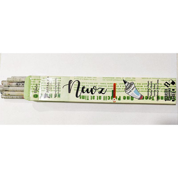 Assorted Recycled Paper Pencils - Set of 4 Packs