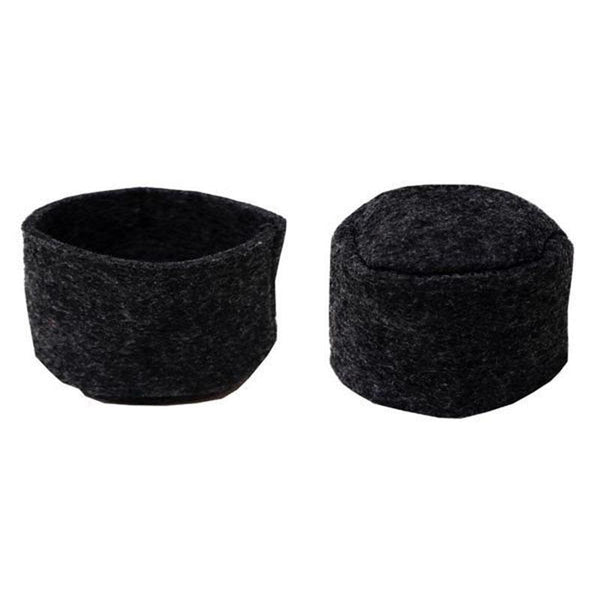 Recycled Grow Bag for Indoor and Outdoor Gardening - 13cm x 13cm x13cm  (Black)- Pack of 6