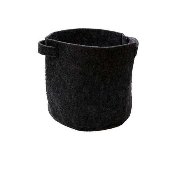 Recycled Grow Bag for Indoor and Outdoor Gardening - 23cm * 23cm (Black)- Pack of 2