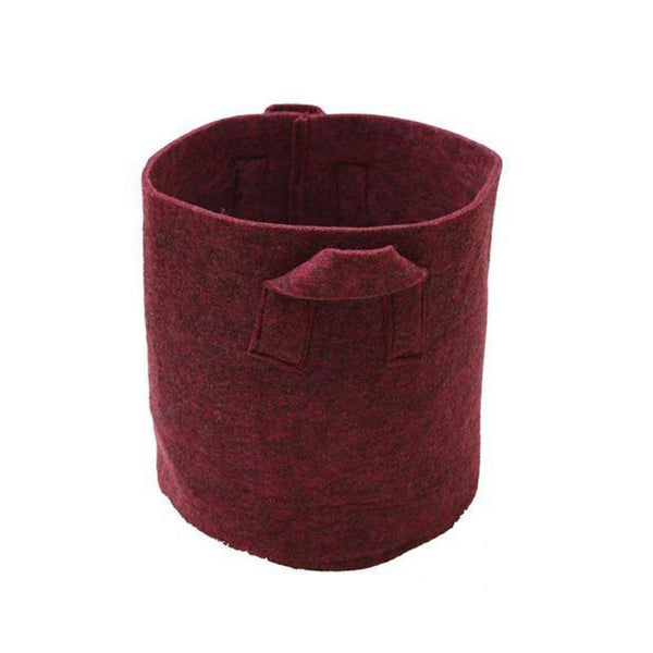 Recycled Grow Bag for Indoor and Outdoor Gardening - 23cm * 23cm (Red)- Pack of 2