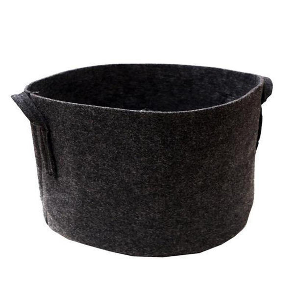 Recycled Grow Bag for Indoor and Outdoor Gardening - 38cm * 38cm (Black)- Pack of 2