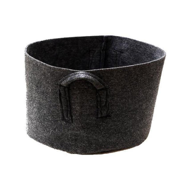 Recycled Grow Bag for Indoor and Outdoor Gardening - 38cm * 38cm (Black)- Pack of 2