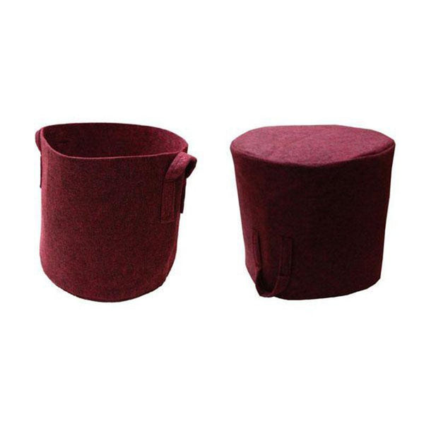 Recycled Grow Bag for Indoor and Outdoor Gardening - 38cm * 38cm (Red)- Pack of 2