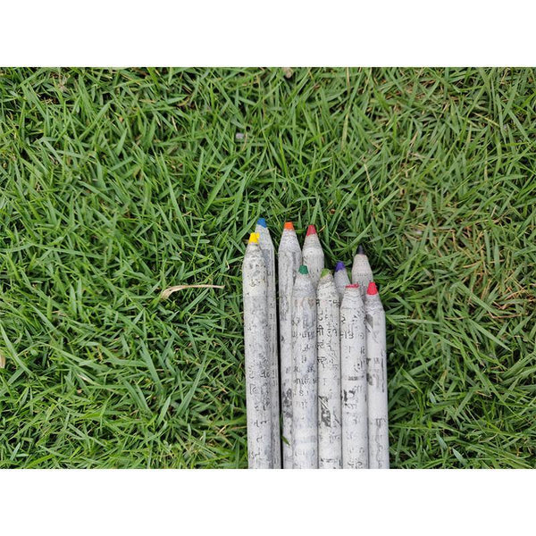 Recycled Newspaper Colour Pencils (Pack of 50)