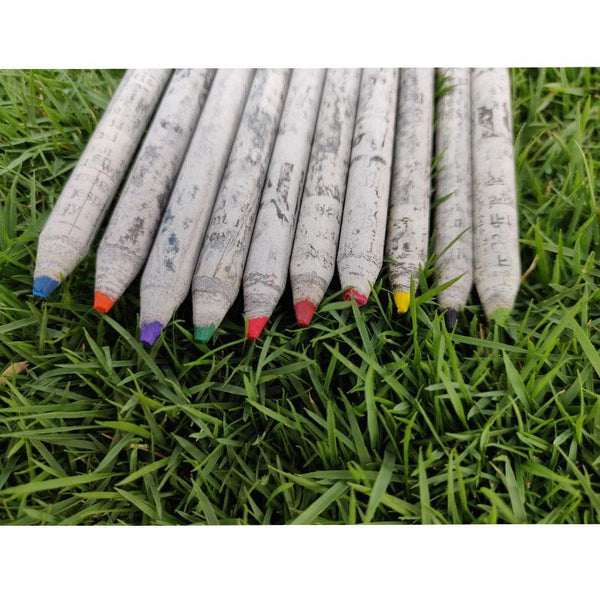 Recycled Newspaper Colour Pencils (Pack of 50)