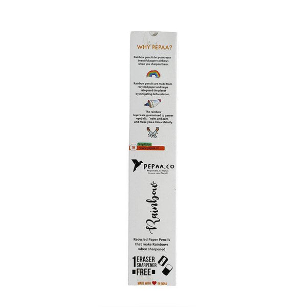 Recycled Newspaper Rainbow Pencils (Pack of 50)