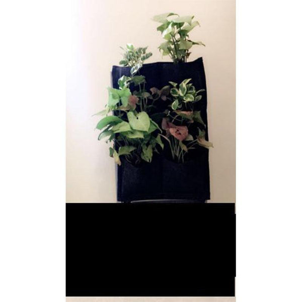 Recycled Vertical Garden for Indoor and Outdoor Use - 41cm * 61cm (Black)