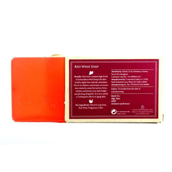 Red Wine Soap, 100 gm