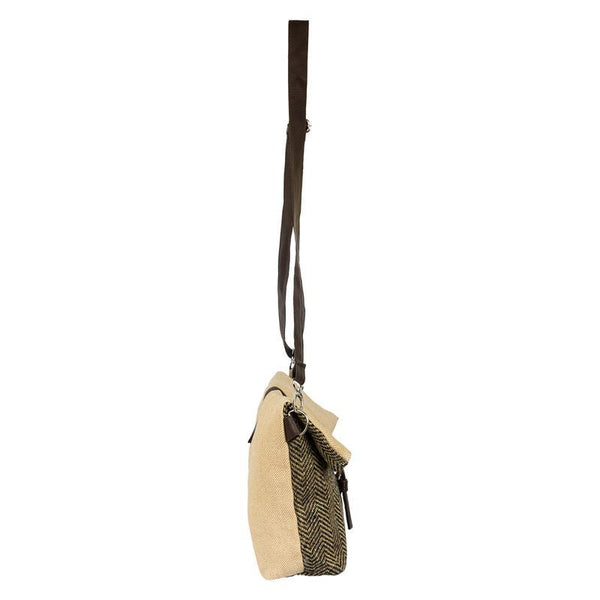 Herringbone Jute Sling Bag Handmade by Women Artisans