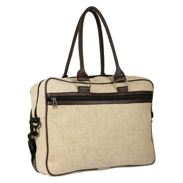 Redefined Elegance Jute Laptop Bag Made by Women Artisans