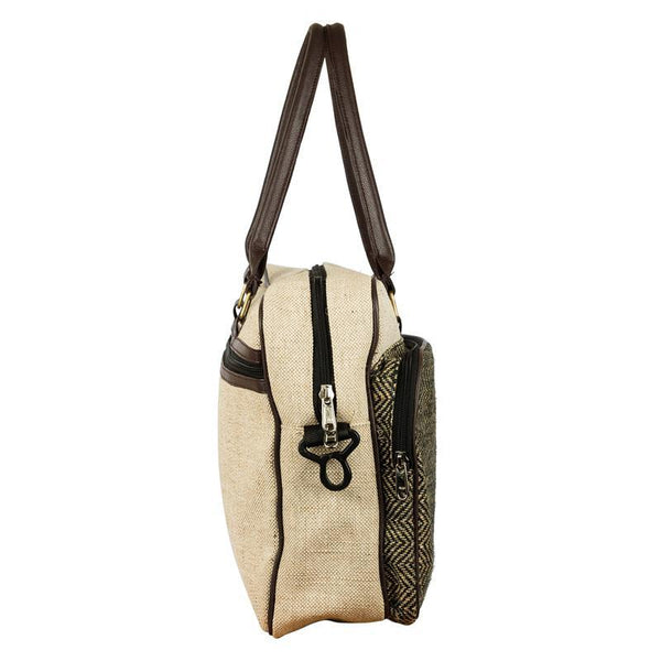 Redefined Elegance Jute Laptop Bag Made by Women Artisans