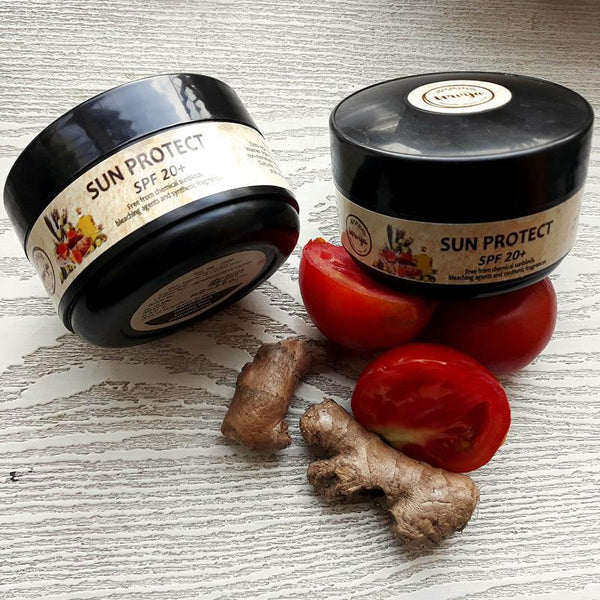 Natural Sun Protection Cream with SPF 20++, 100g