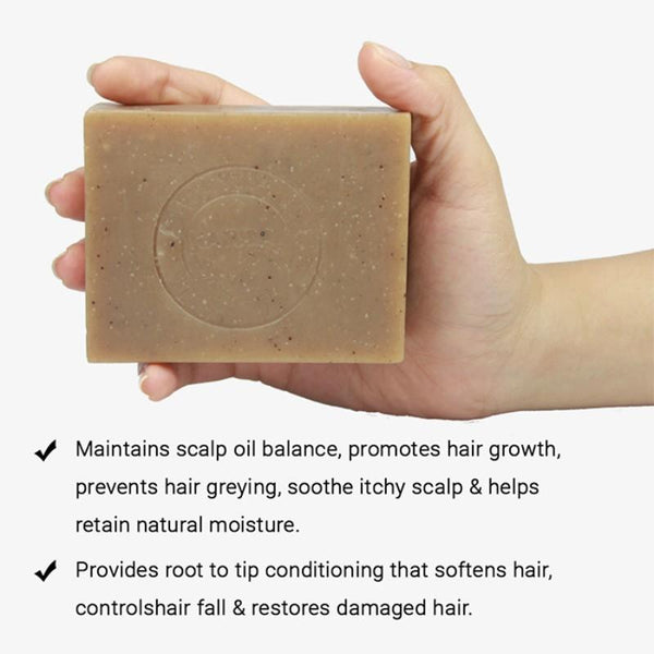 Soulflower Shampoo Bar, Reetha Coconut Milk, 150g