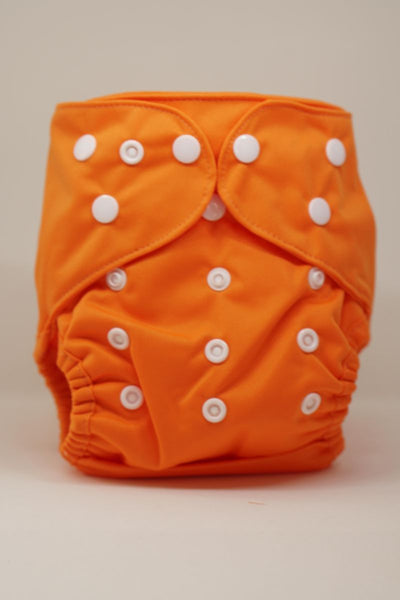 Regular Economic Reusable Cloth Cover Diaper - Orange