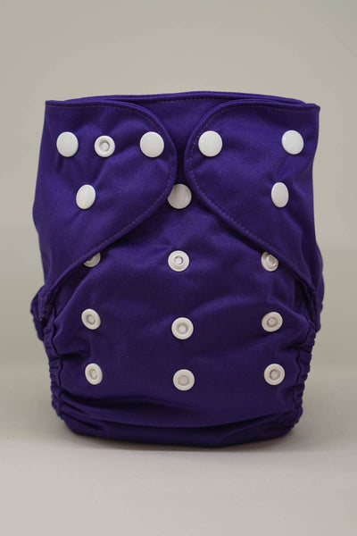 Regular Economic Reusable Cloth Cover Diaper - Purple