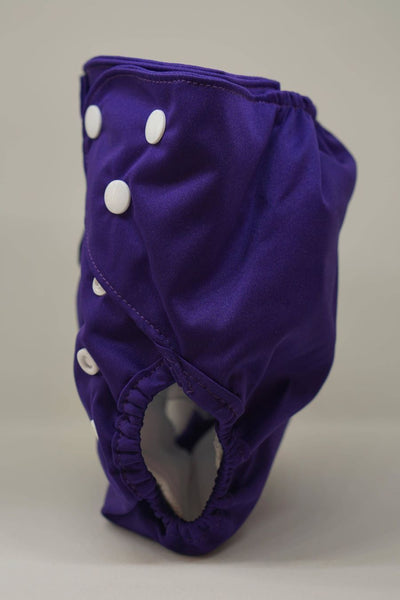 Regular Economic Reusable Cloth Cover Diaper - Purple