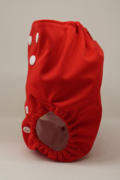 Regular Economic Reusable Cloth Cover Diaper - Red