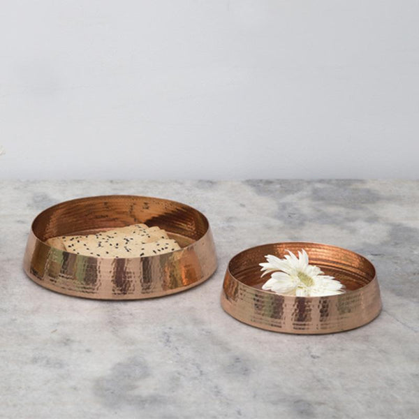 Copper Resonance Floater Vessel Handcrafted by Traditional Artisans
