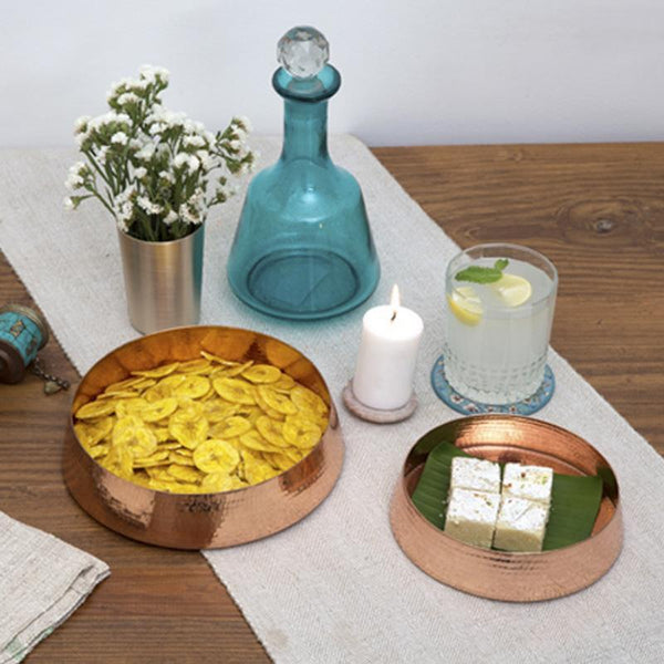 Copper Resonance Floater Vessel Handcrafted by Traditional Artisans
