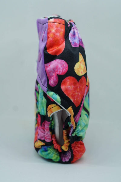 Reusable Bumkin Night Time Diaper - Petite Hearts