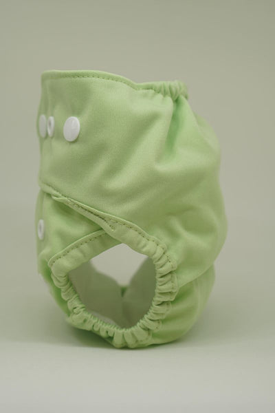 Reusable Cloth Diaper for Newborns - Green