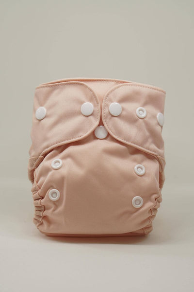 Reusable Cloth Diaper for Newborns - Peach