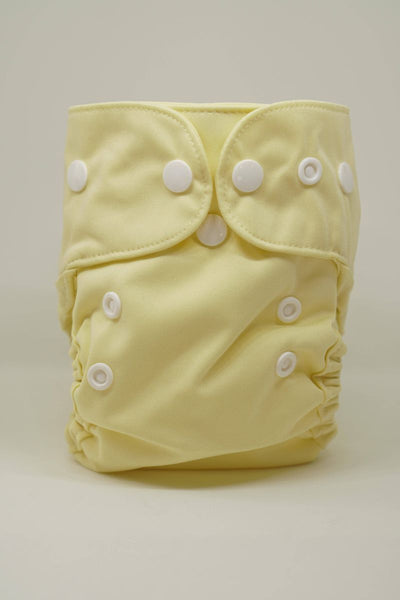 Reusable Cloth Diaper for Newborns - Yellow