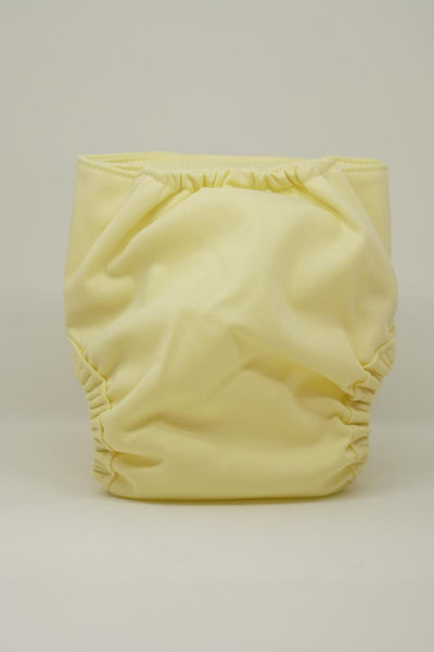 Reusable Cloth Diaper for Newborns - Yellow