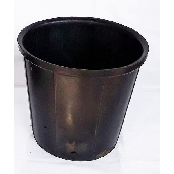 Rubber Pots Made from Upcycled Tyres  - Black (Pack of 2)