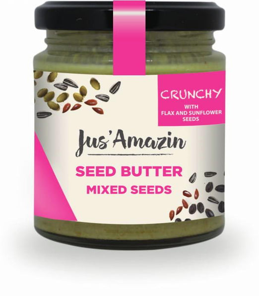 Mixed Seed Butter with Crunchy Flax and Sunflower Seeds, 200g
