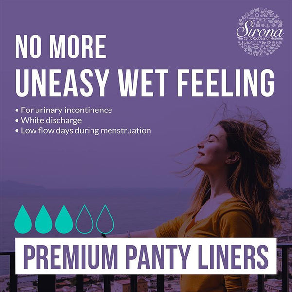 SIRONA Ultra-Thin Premium Panty Liners (Regular Flow)  30 Counts